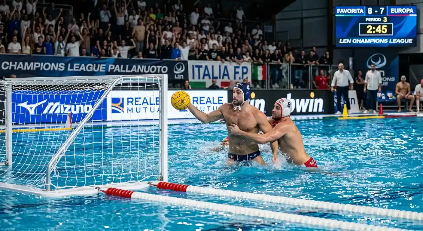 Partita europea impegnativa per la favorita della Champions di pallanuoto